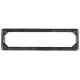 PORTATARGA ANTER. VETTURE >75 ACCIAIO INOX