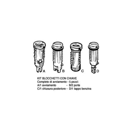 KIT CILINDRETTI FI 500 1992>2007