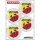 FREGIO ABARTH TONDO ADESIVO