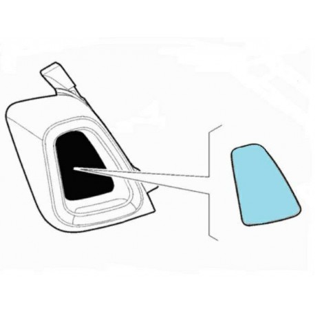 MOSTRINA FANALE POST.SX FI 500 2015> C/PRIMER