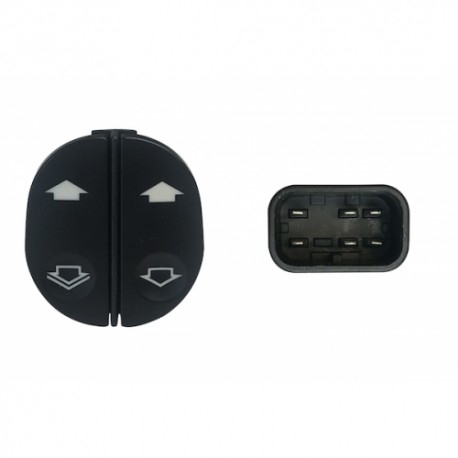 INTERRUTTORE ALZAVETRO FD FIESTA 1996> SX 6PIN
