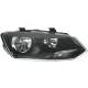 PROIETTORE SX VW POLO 2009>2014 H4 PARAB.NERA